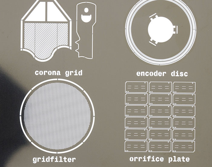 Veco, chemical etching and cutting