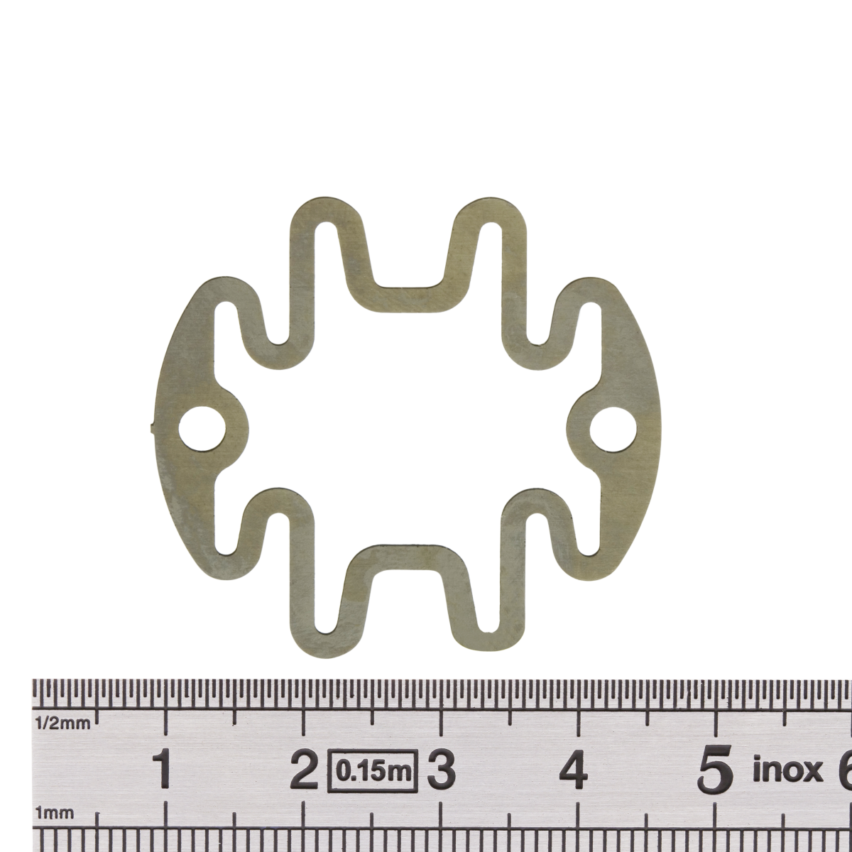 metal part with complex shape by chemical cutting