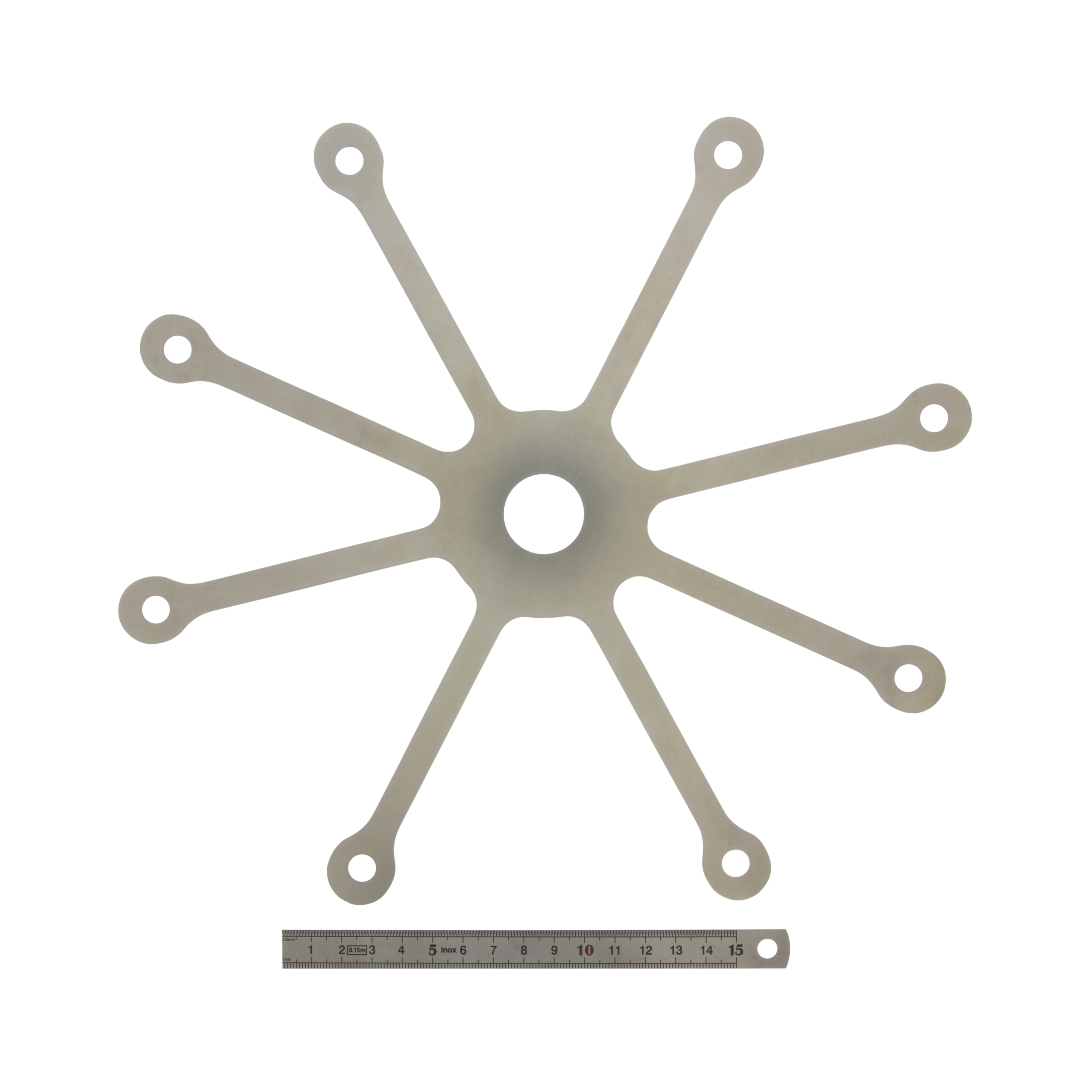 metal part with complex shape by chemical cutting