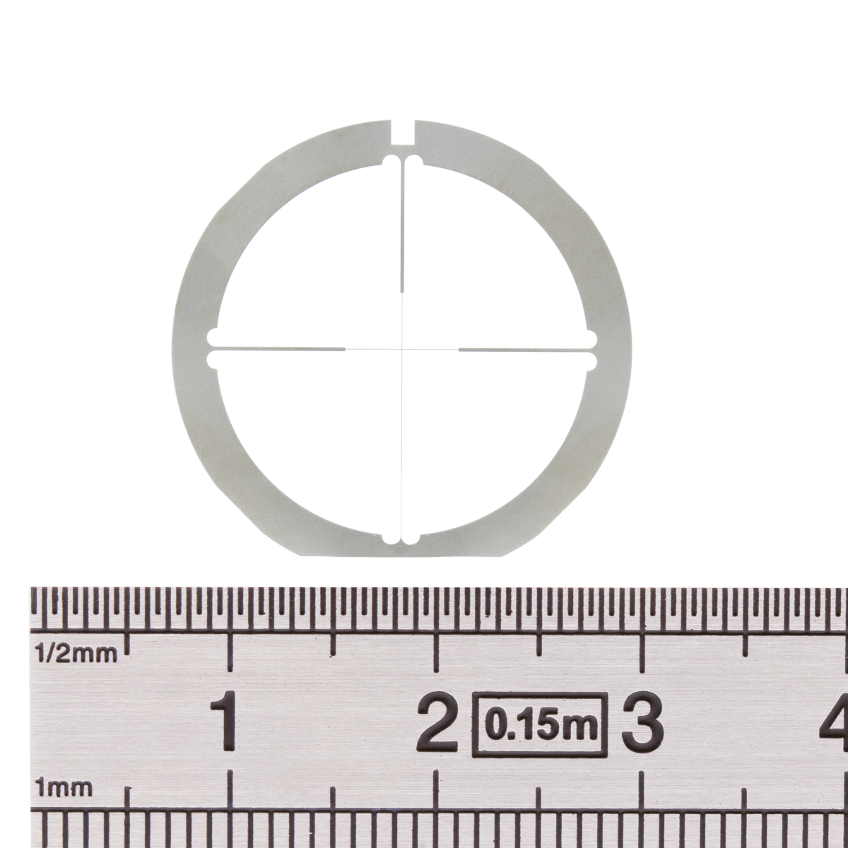 pièce métallique par electroformage - reticule